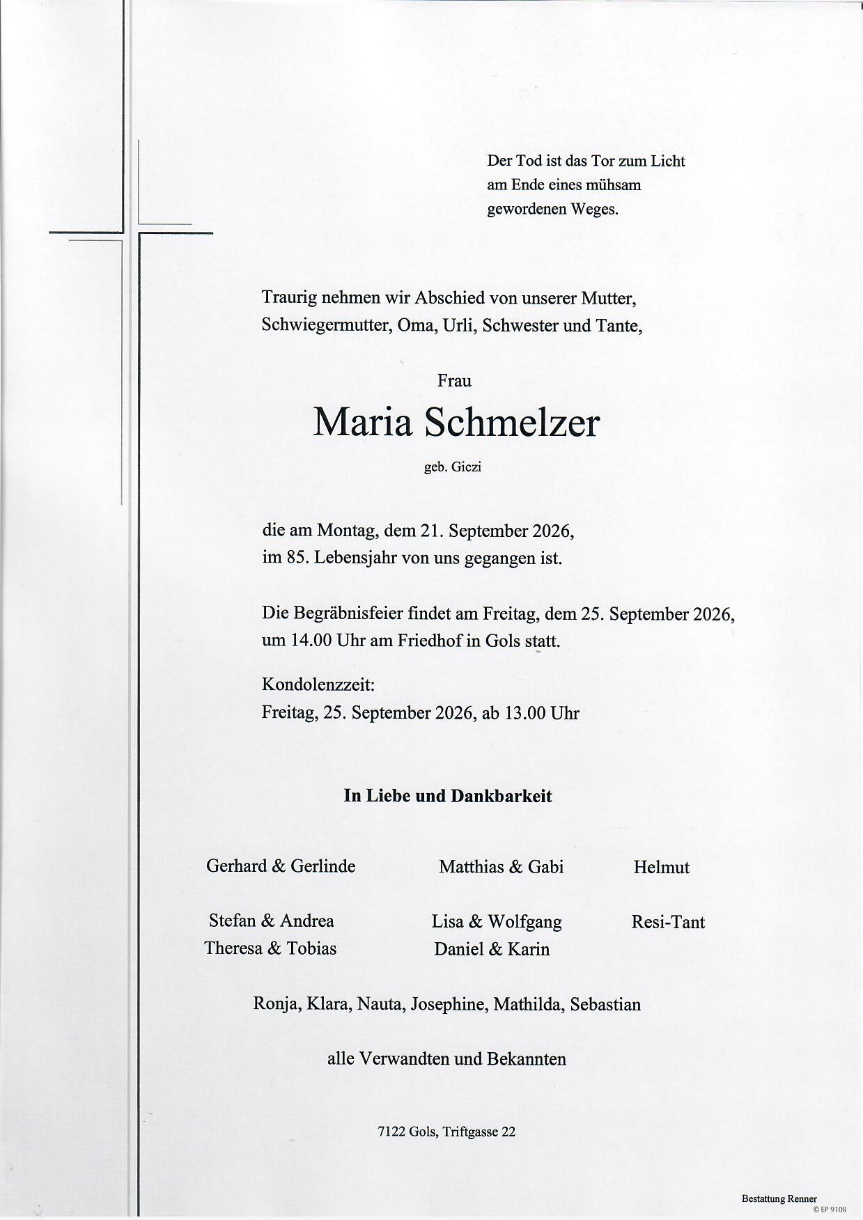 Parte Maria Schmelzer